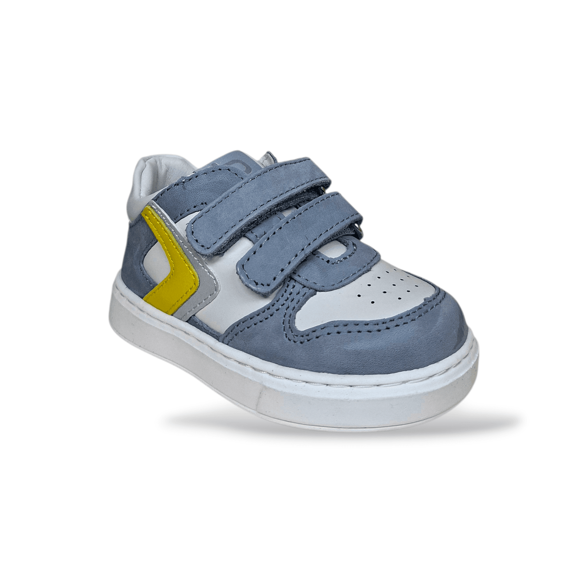 Scarpe Primi Passi Balducci Cita Pelle Grigio Bianco Giallo Made in Italy Bambino in Ballerine Scarpetteria Gica - Trani, commercioVirtuoso.it