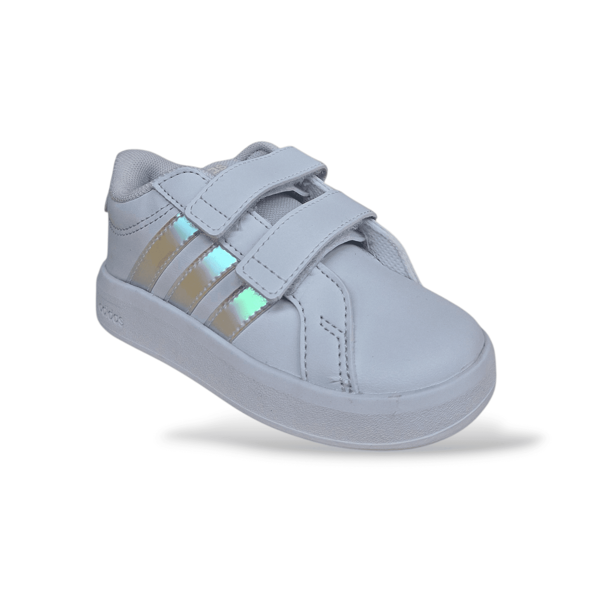 Sneakers bambina Adidas Grand Court 3.0 bianco cangiante pelle in Autocategorizzazione Scarpetteria Gica - Trani, commercioVirtuoso.it