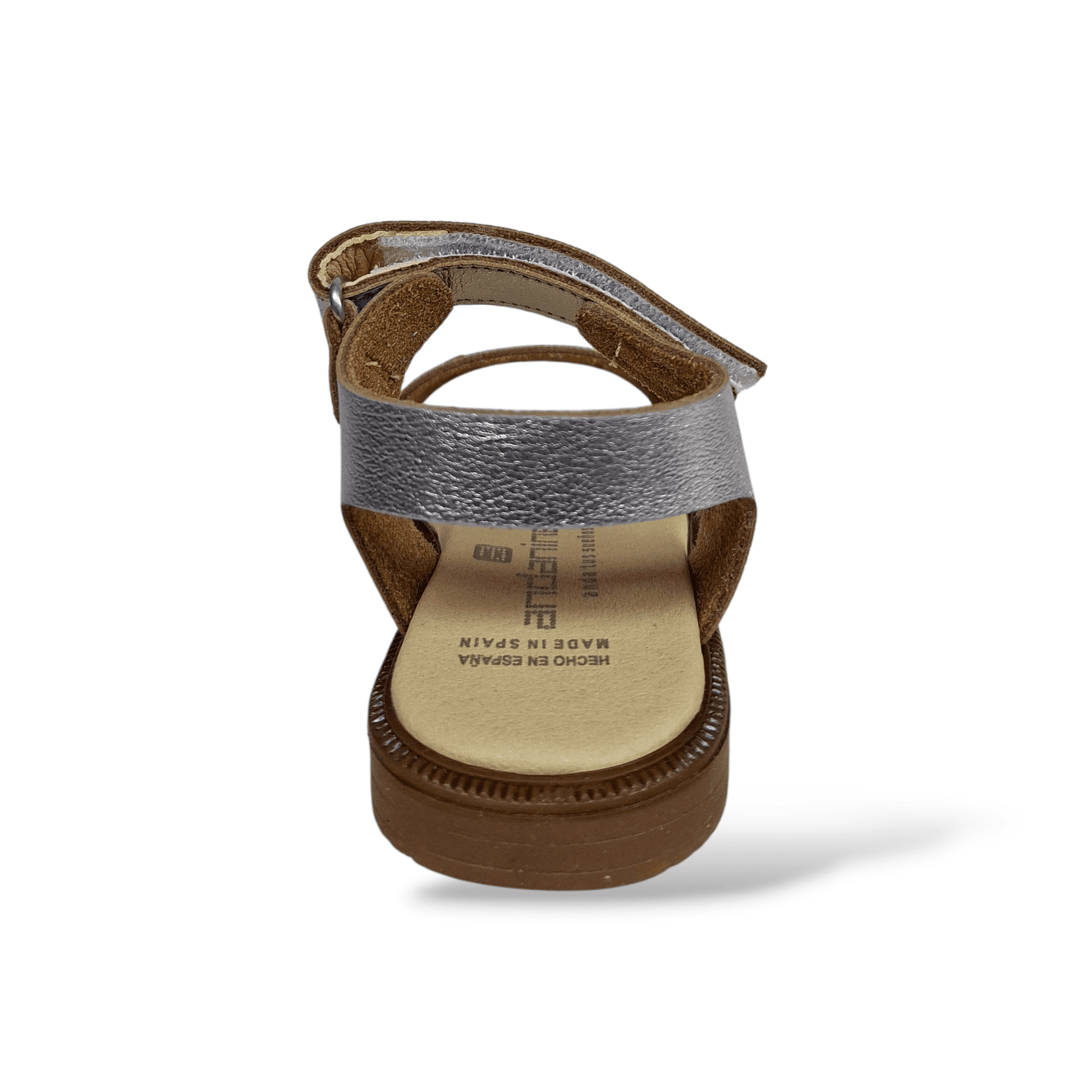 Sandali Bambina Andanines Argento Cerimonia Pelle Velcro 22-34 in Ballerine Scarpetteria Gica - Trani, commercioVirtuoso.it