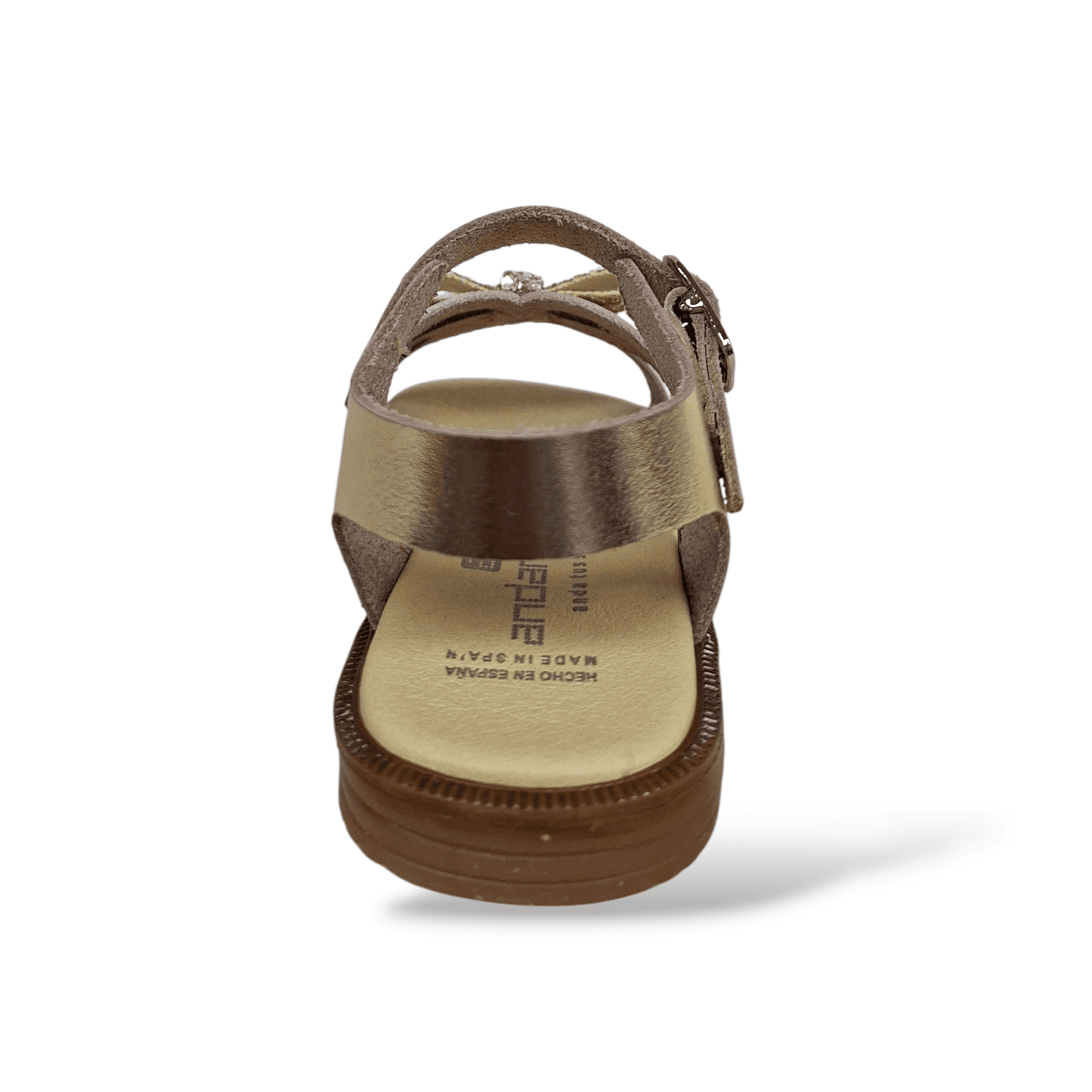 Sandali Bambina Andanines Crema Platino Cerimonia con Fiocco e Strass - Primavera Estate 2026 in Ballerine Scarpetteria Gica - Trani, commercioVirtuoso.it