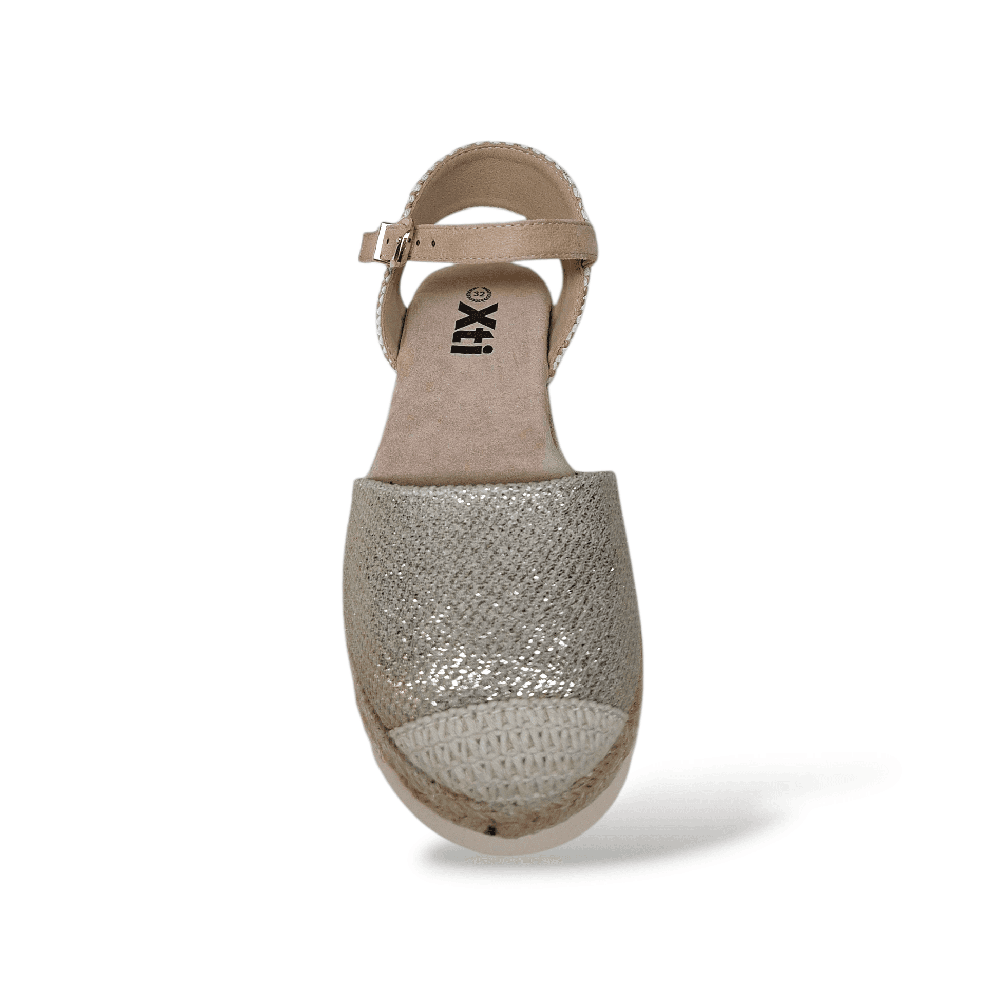 Espadrillas bambina XTI beige oro cerimonia eleganti in Ballerine Scarpetteria Gica - Trani, commercioVirtuoso.it