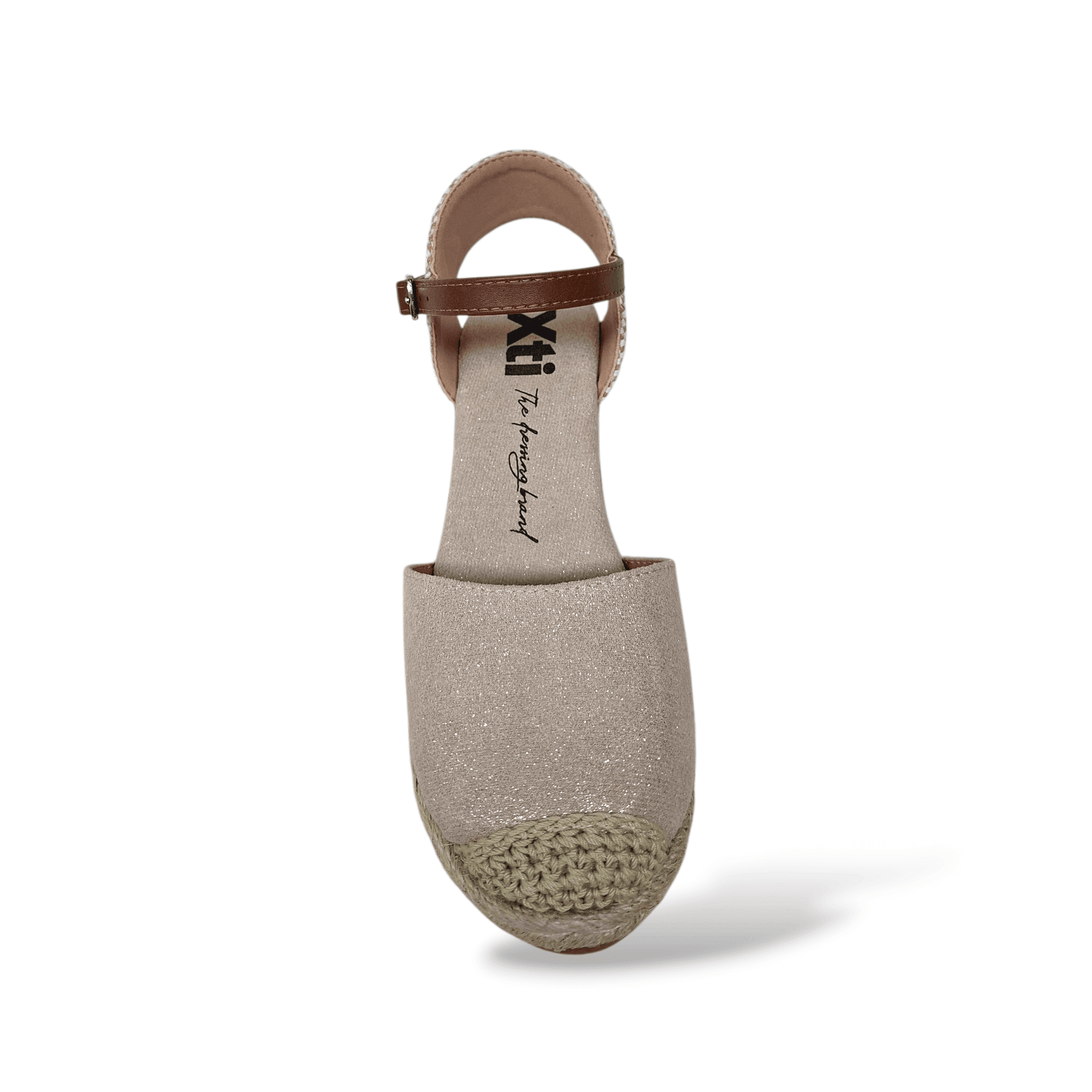 Espadrillas donna XTI oro eleganti con fibia in Ballerine Scarpetteria Gica - Trani, commercioVirtuoso.it