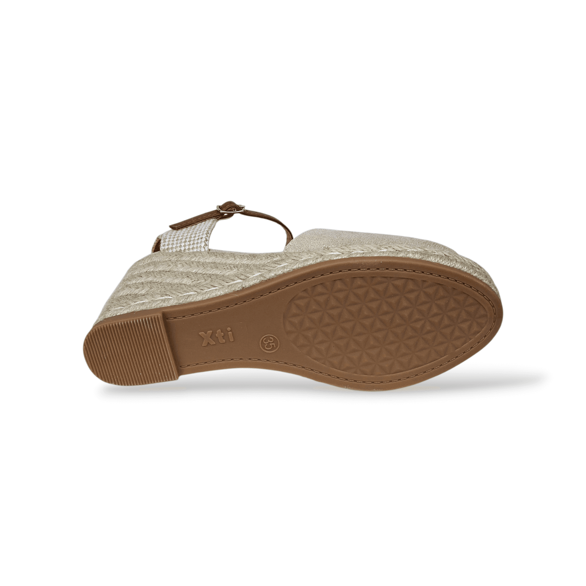 Espadrillas donna XTI oro eleganti con fibia in Ballerine Scarpetteria Gica - Trani, commercioVirtuoso.it