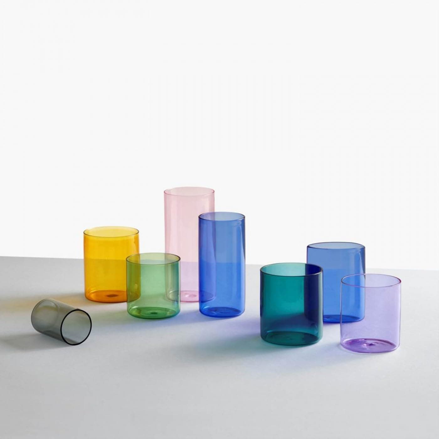 Ichendorf Bicchiere Monsieur Petrolio | Collezione Cilindro Extra Light Colore - 2