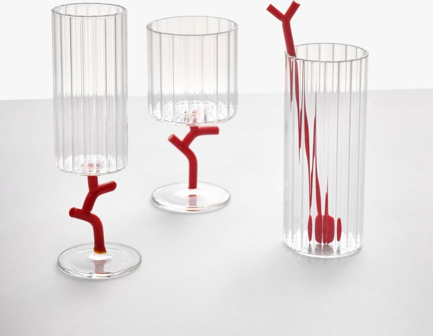 Ichendorf Calice Amaranta rosso corallo - 2