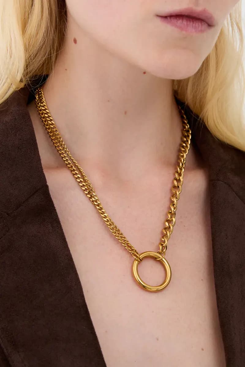 Collana a catena con pendente anello | NALÌ - 4