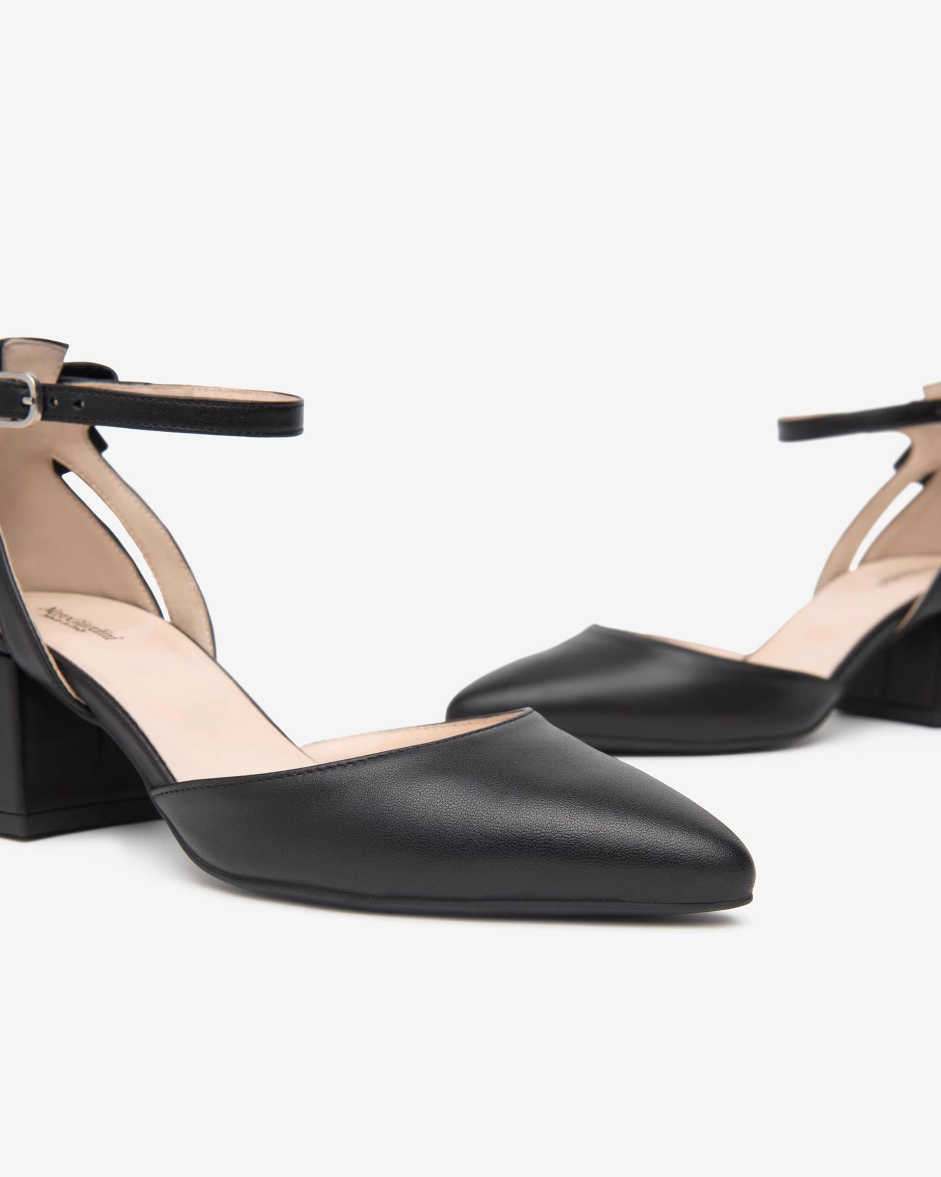 Nero Giardini décolleté in pelle nero con fiocco E512350D100 - 3