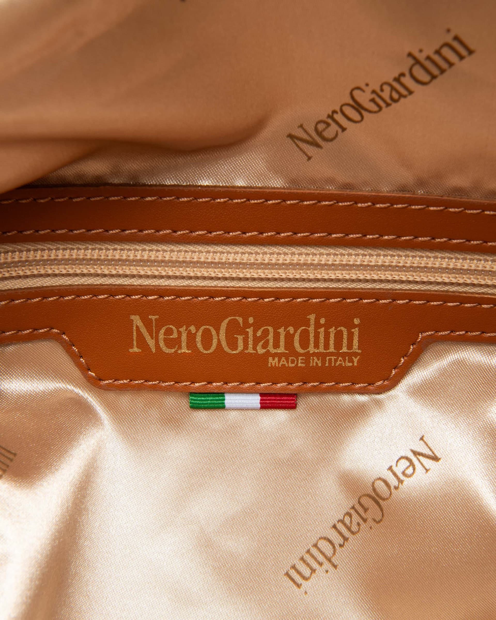 Nero Giardini borsa donna in canvas col. cuoio E644241D400 - 4