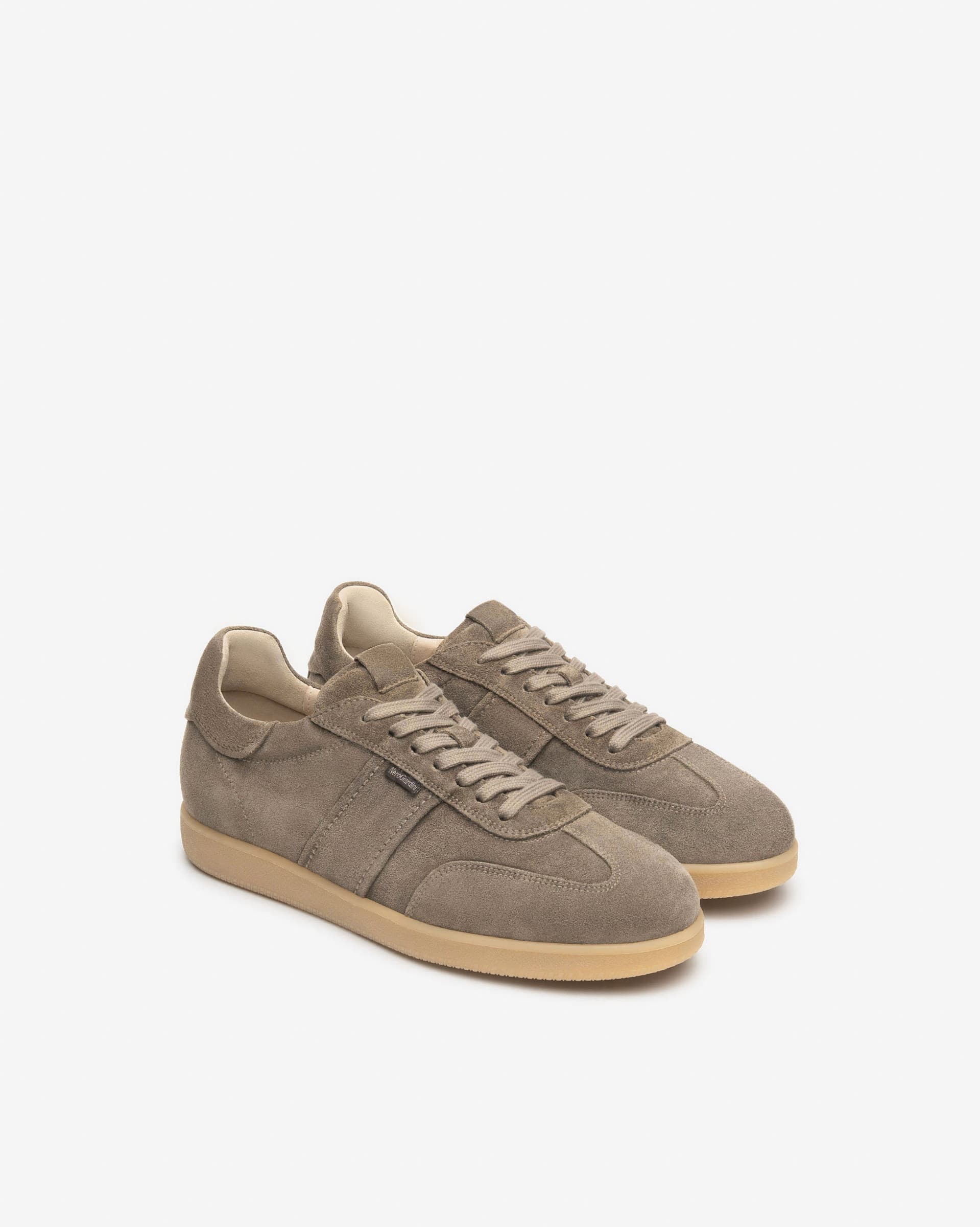 Nero Giardini sneakers uomo scamosciata col. argilla marrone E500685U501 - 2