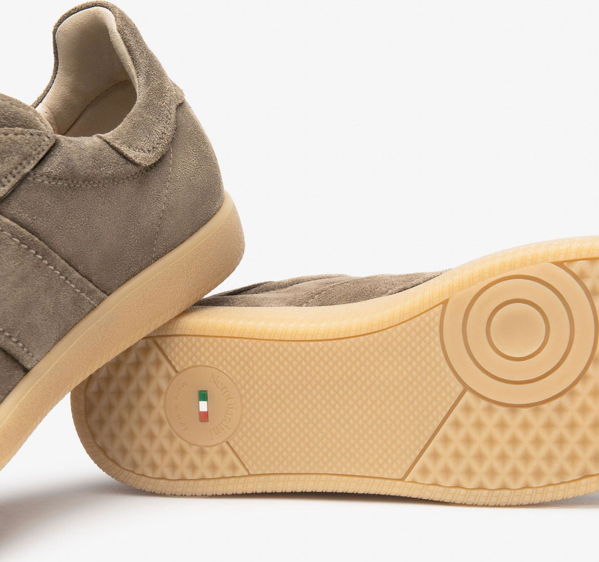 Nero Giardini sneakers uomo scamosciata col. argilla marrone E500685U501 - 5