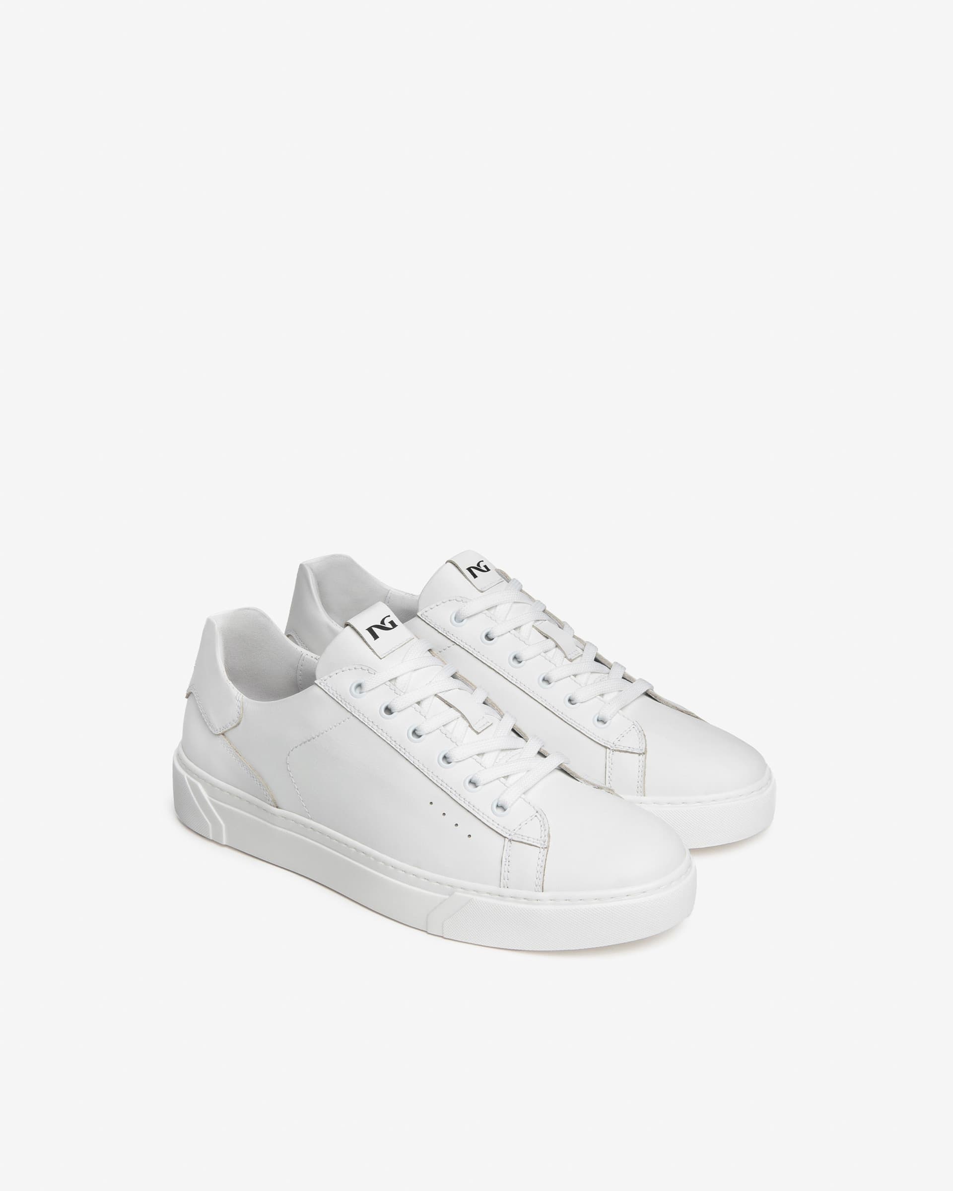 Nero Giardini sneakers in pelle total white E400240U707 - 2