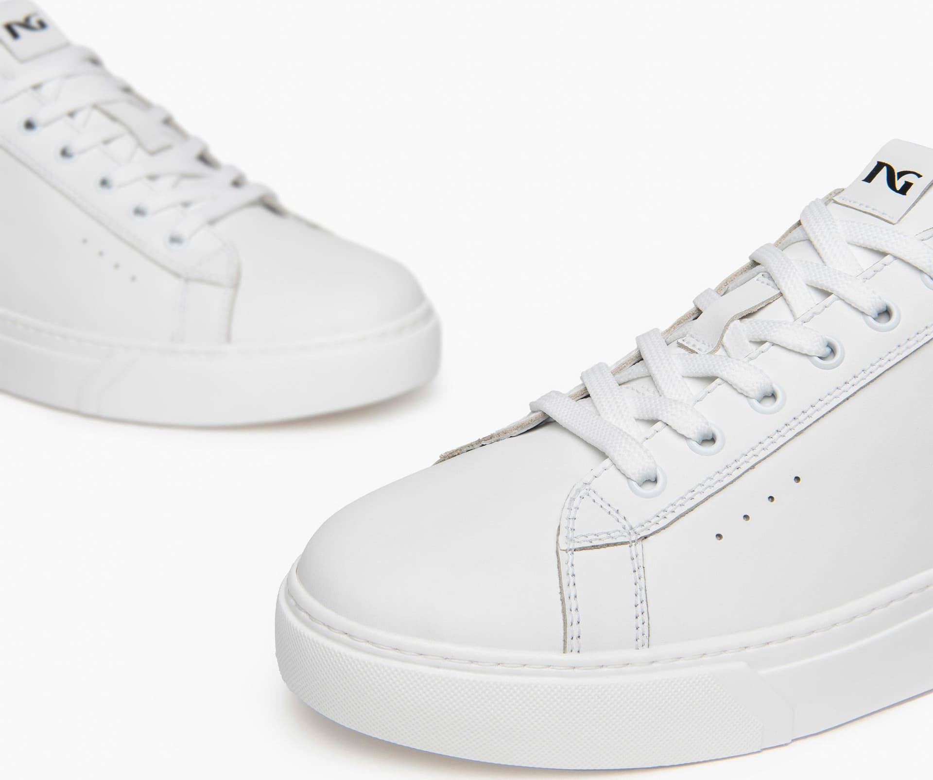 Nero Giardini sneakers in pelle total white E400240U707 - 3