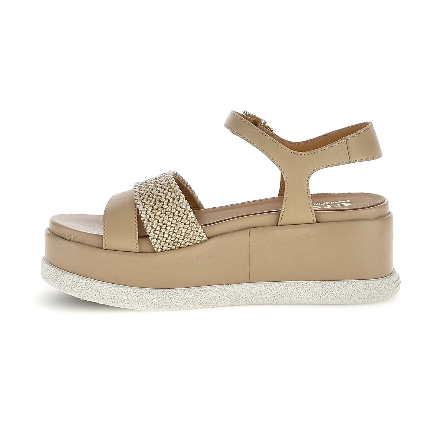 Stonefly sandali Arianna 4 in pelle sesame beige 223737 - 3