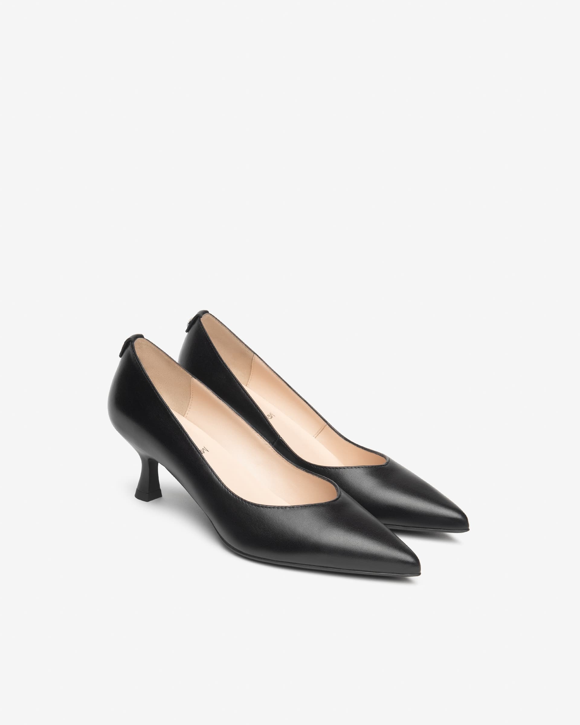 Nero Giardini décolleté donna in pelle nero E615460D100 - 2