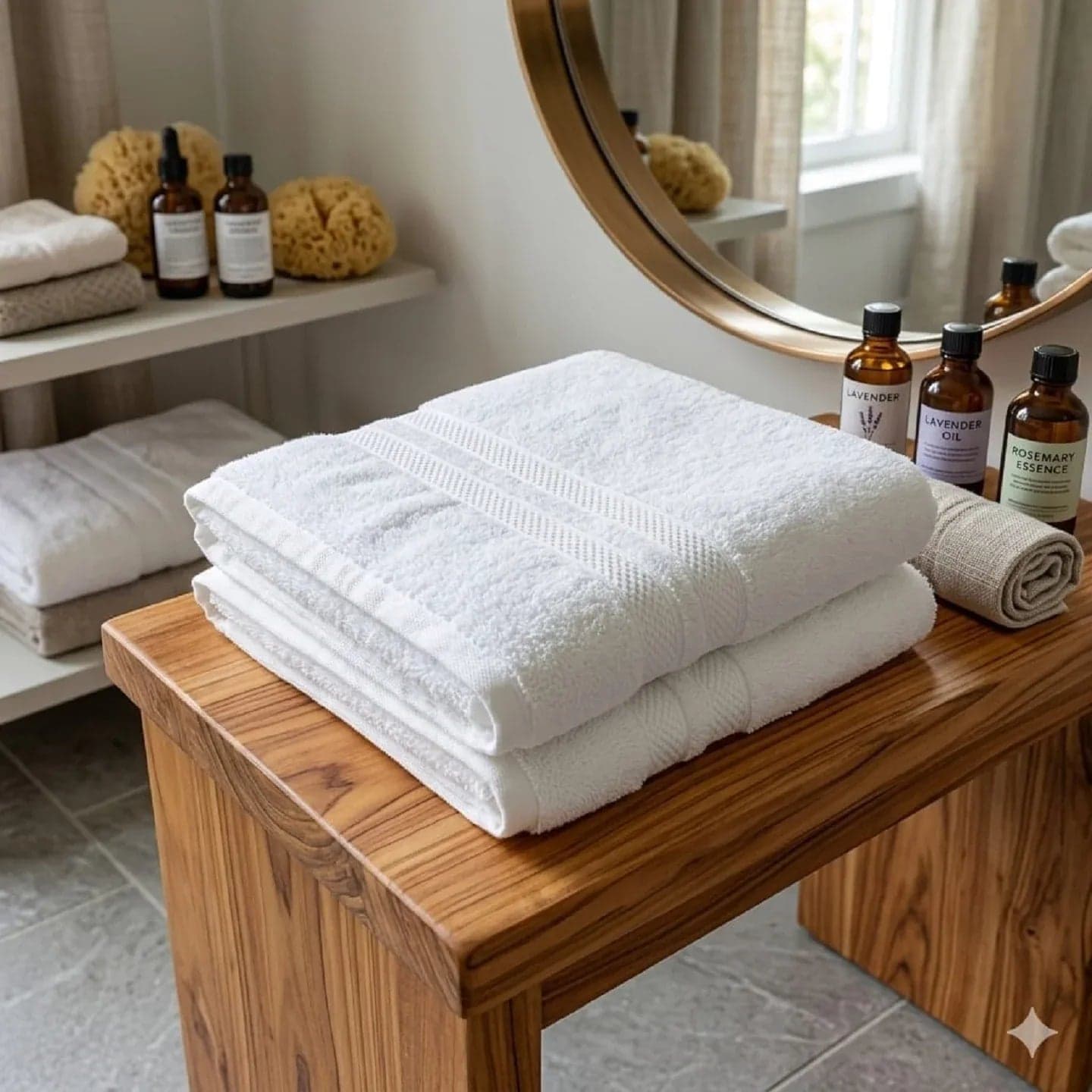 Set 6 Pezzi Asciugamani Viso Maè Via Roma 60 Hotelleria SS04050101 – Spugna di Cotone - 3