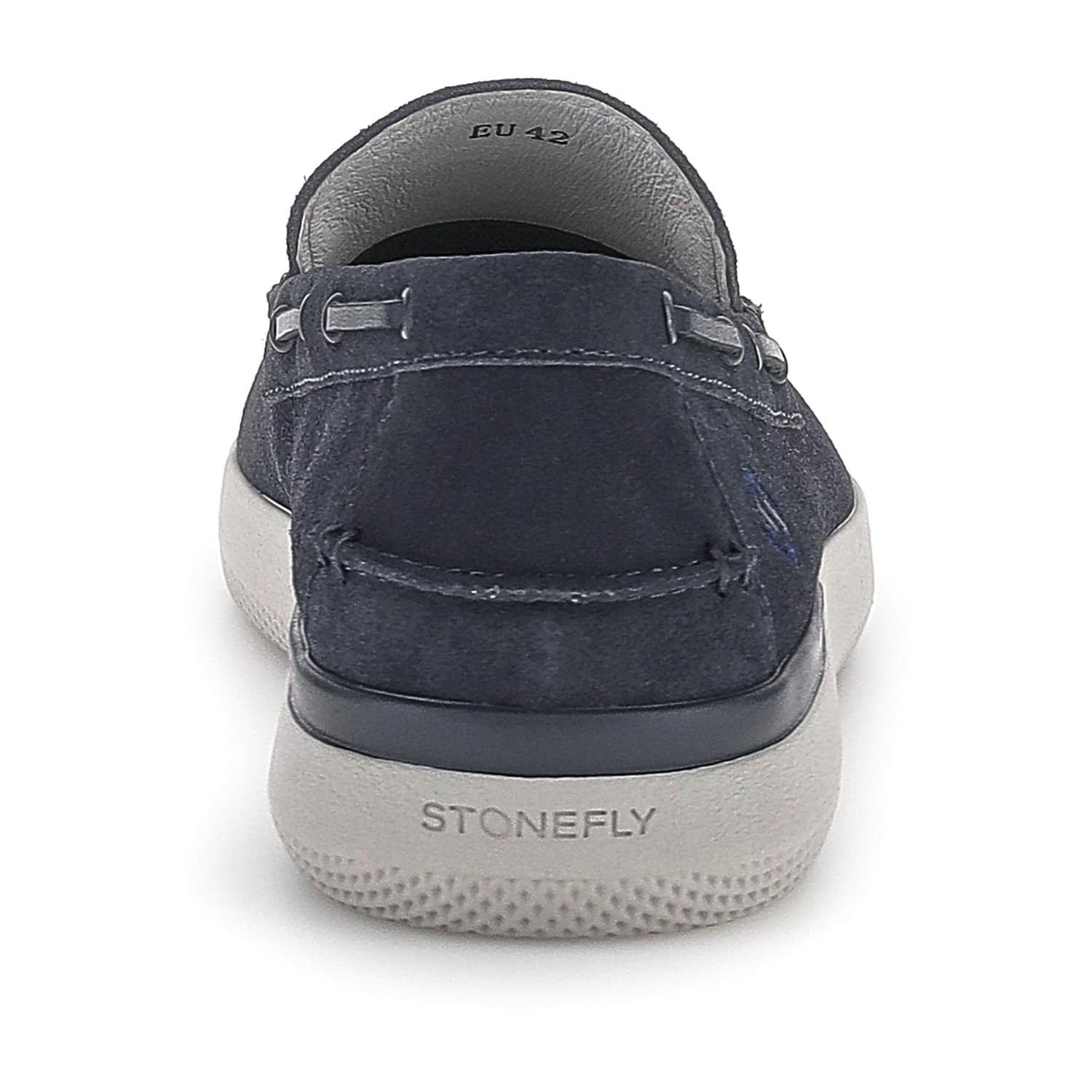 Stonefly mocassino uomo Custer 21 scamosciato blu 223468 - 5