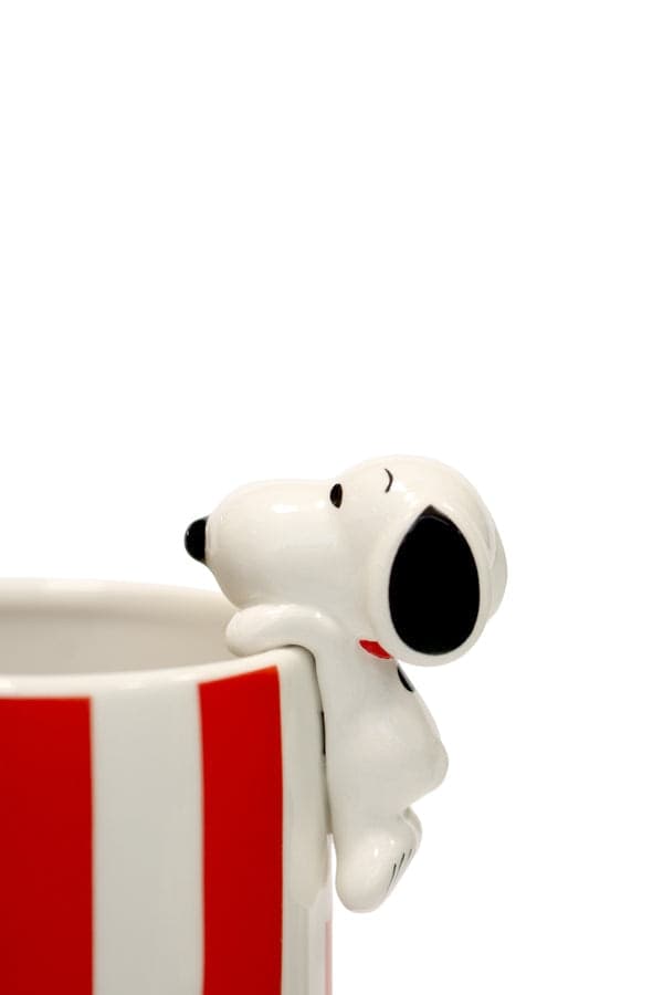 Vaso in ceramica con decorazione Peanuts Licensing Red - 3