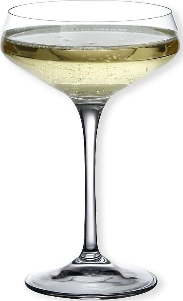 RCR Aria set 6 calice coppa cl 33 champagne in fine vetro luxion - 3