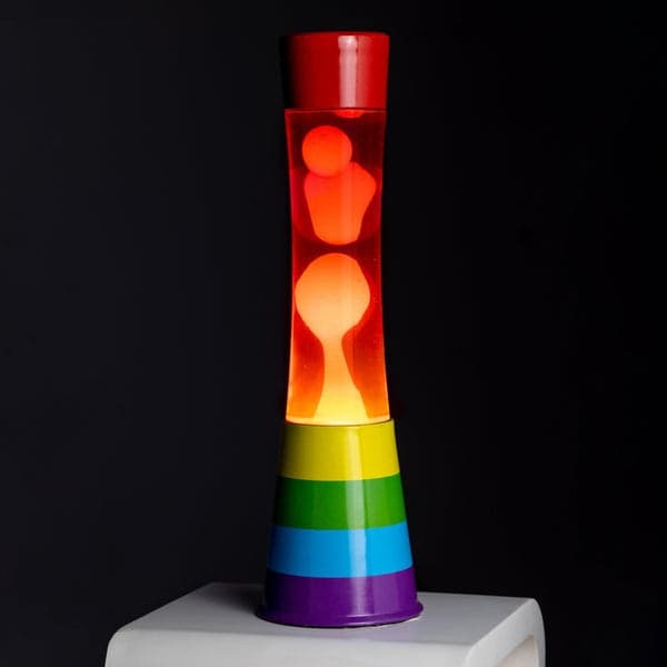 FISURA Lampada lava rainbow lava liquida rosa e arancione in Autocategorizzazione Più Di Più Ideas - Casalnuovo di Napoli, commercioVirtuoso.it