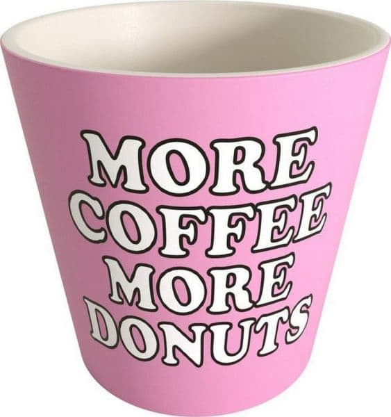 Tazza Da Espresso 90ml - Motivo Snoopy More Coffee More Donuts - 2