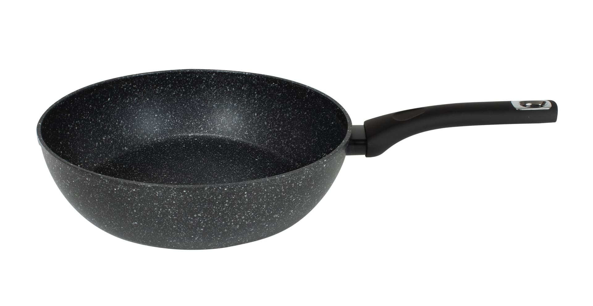 Pietra Lavica â?" Padella Alta 24 cm Compatibile con Induzione