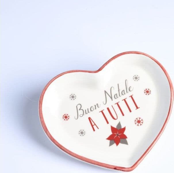 CUORICINO C/SCRITTA â?" BUON NATALE A TUTTI