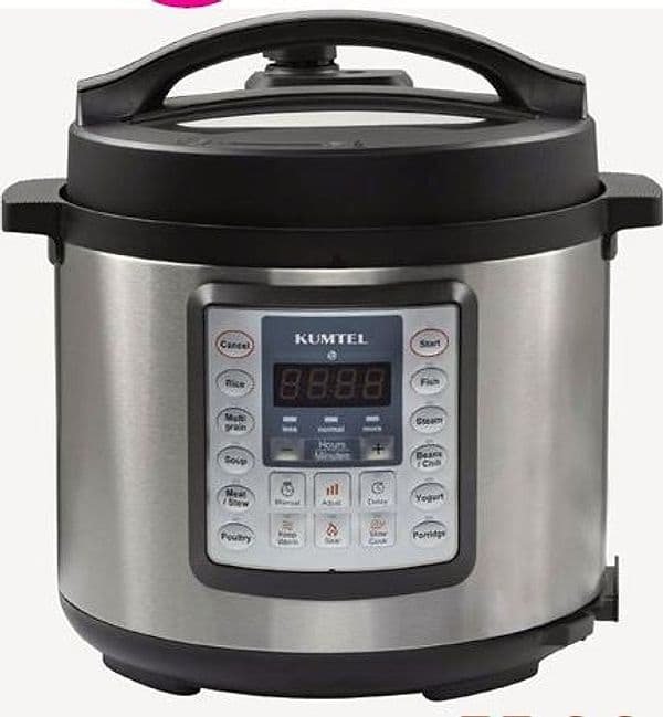 Pentola a pressione elettrica - nera Kumtel 1000w
