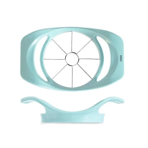 Tagliamele a spicchi in polipropilene e lama in acciaio inox colore azzurro.H&H