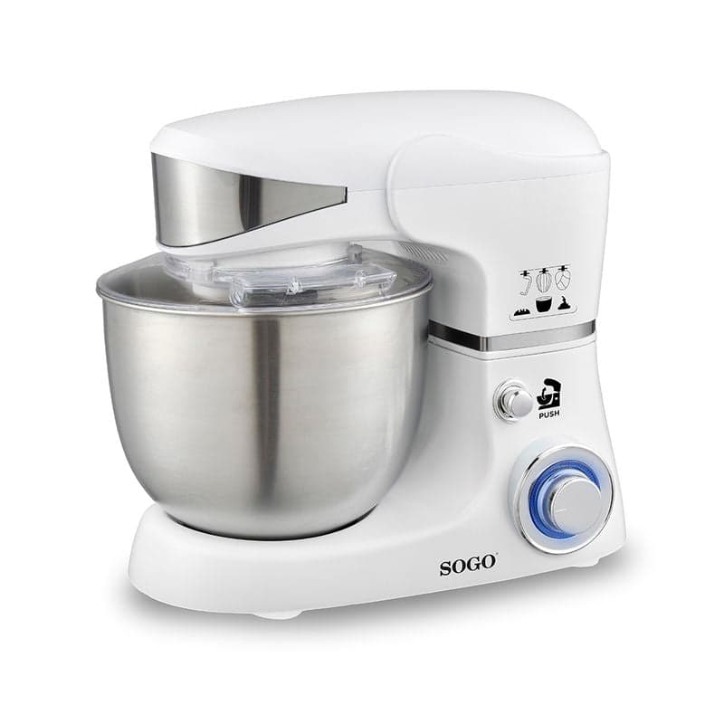 SOGO Impastatrice e frullatore 3-in-1 - ciotola girevole 6l - 1200w