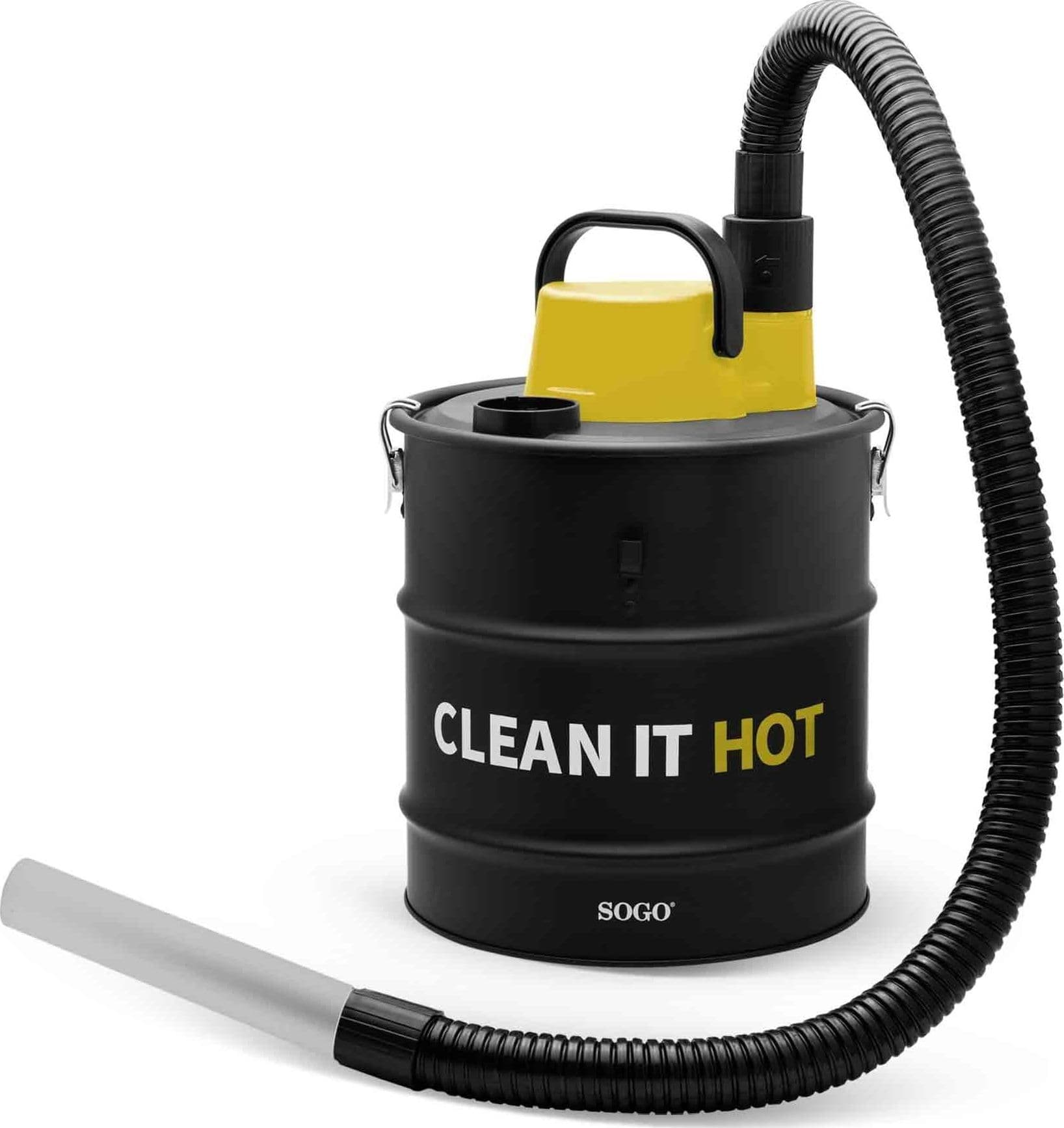 SOGO Aspirapolvere con serbatoio in metallo 20l, filtro hepa e soffiatore - 1200w