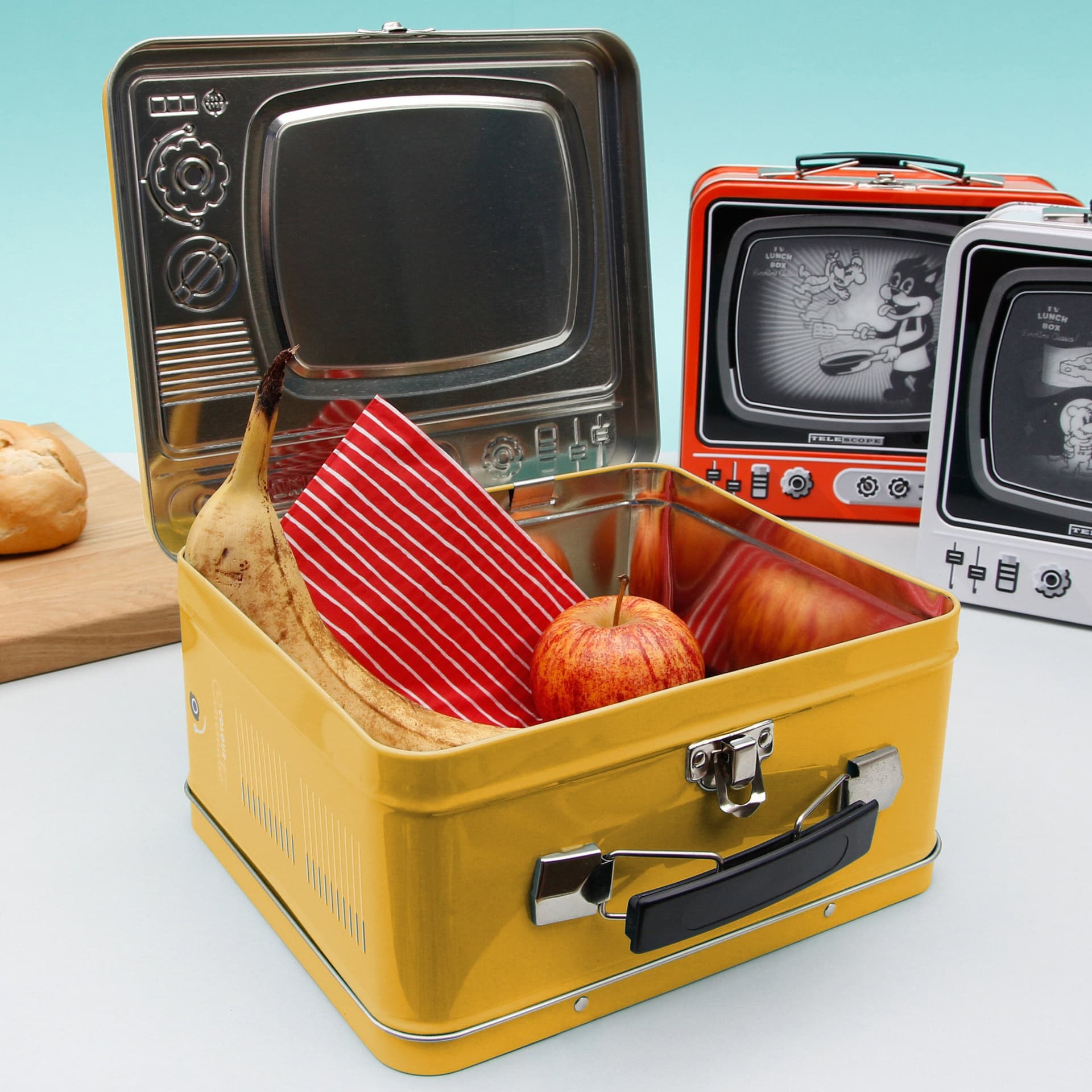 Lunch Box TV Retrò con Animazione - 3