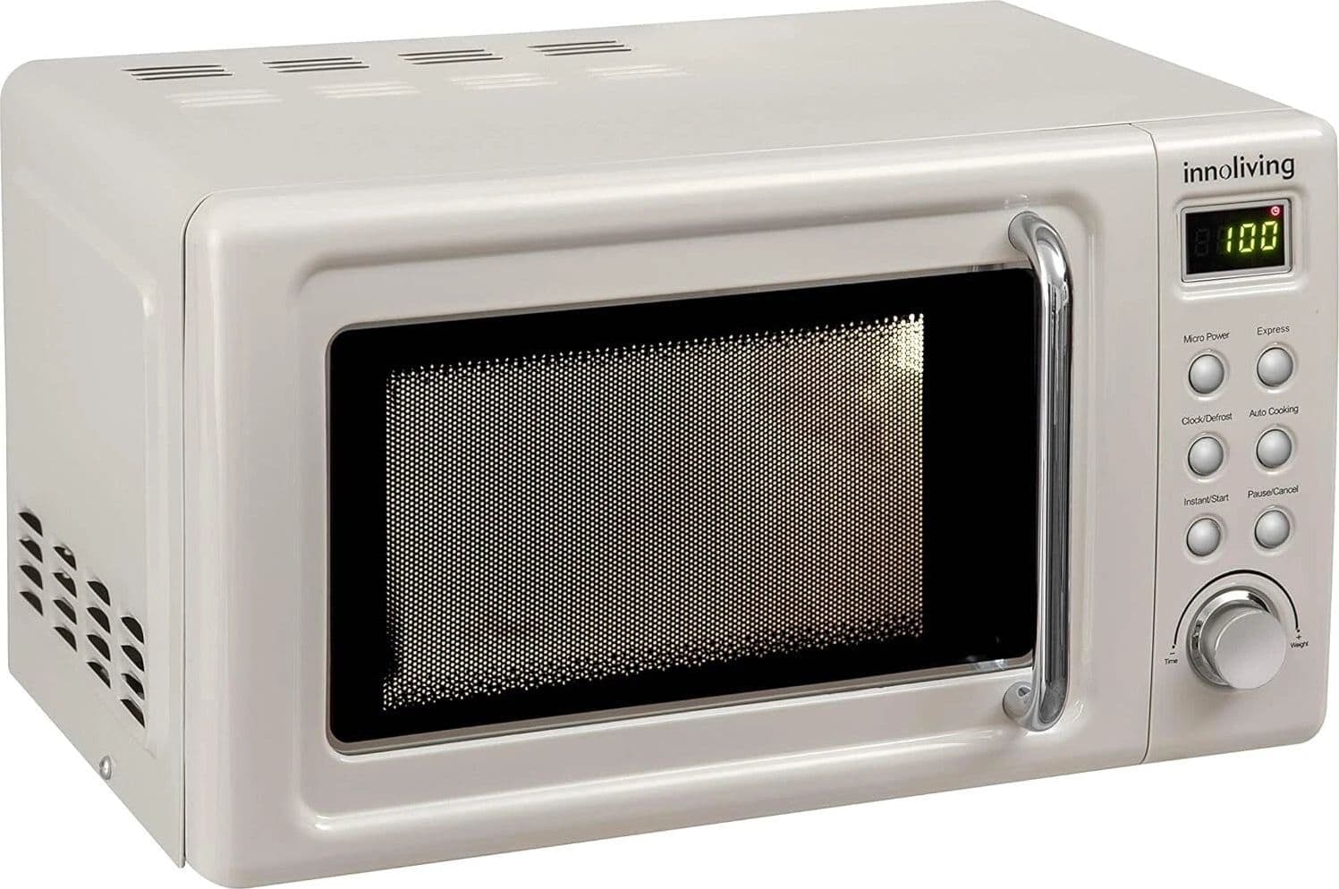 Innoliving  Forno a microonde vintage beige