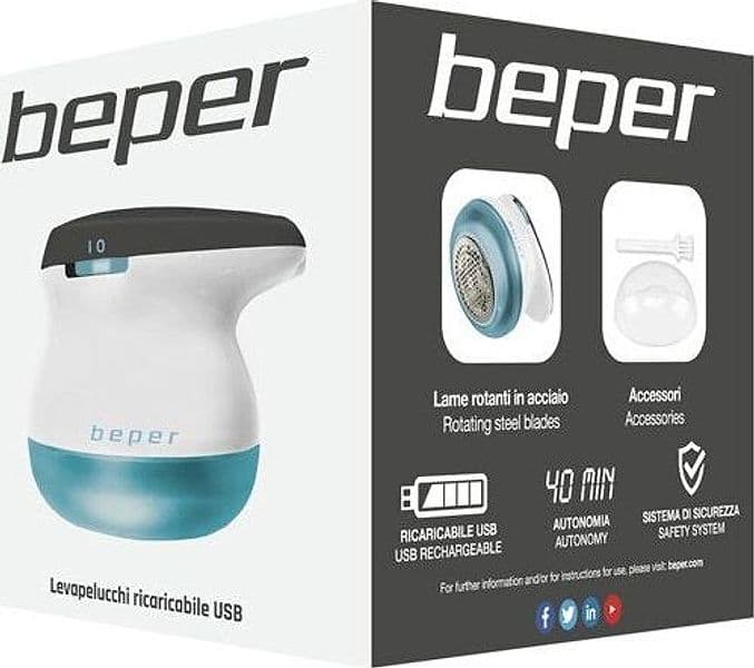 Beper Levapelucchi ricaricabile USB