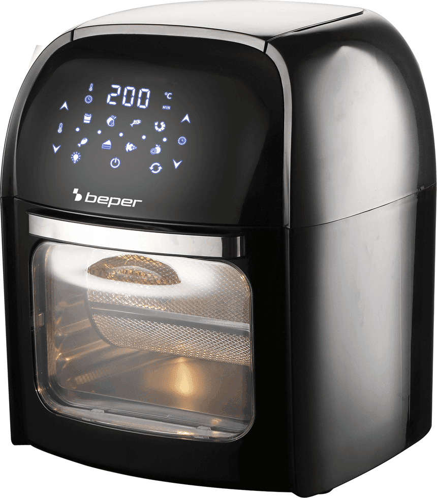 Beper Friggitrice ad aria calda digitale multifunzione 12L