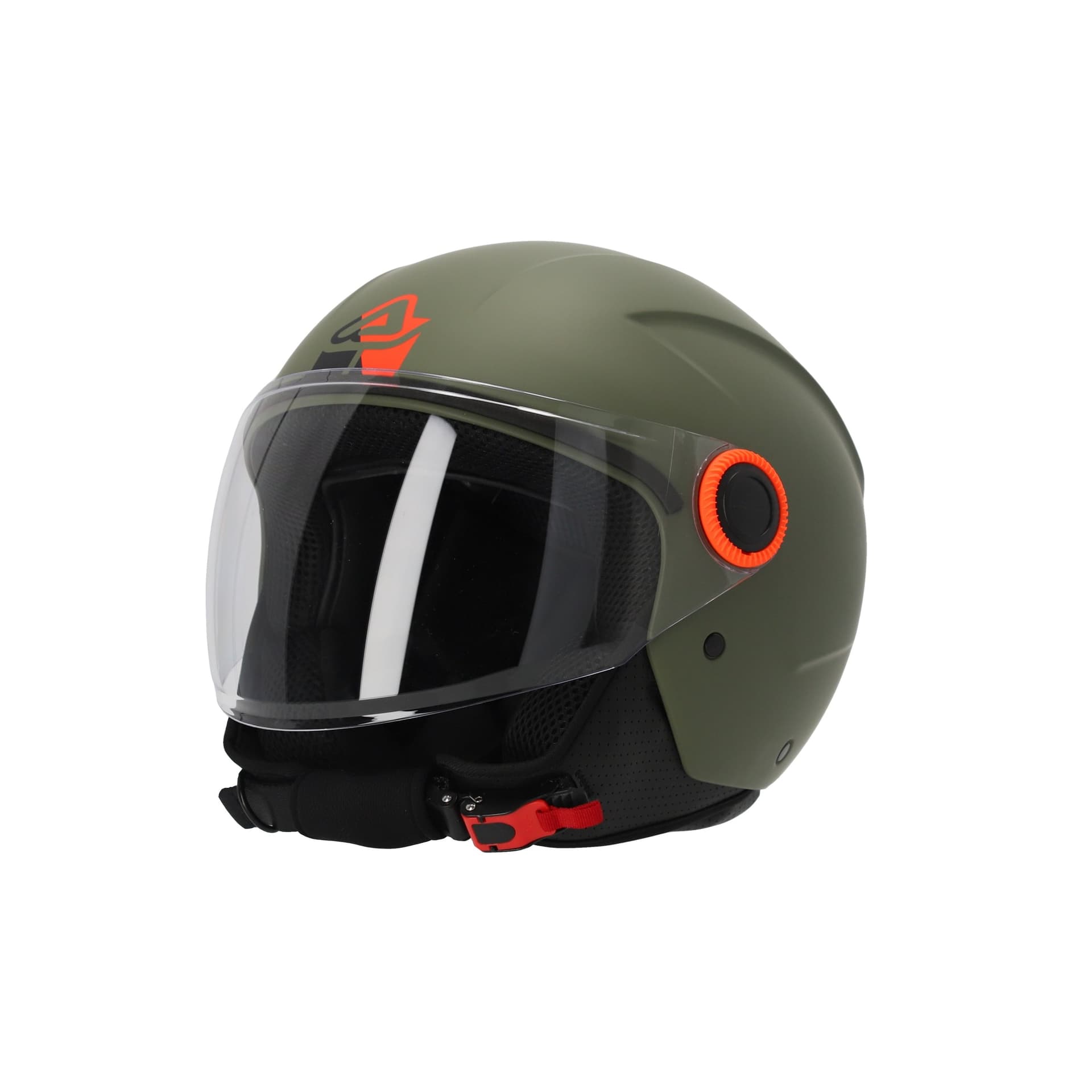 ACERBIS-Casco jet brezza Verde Militare S - 1