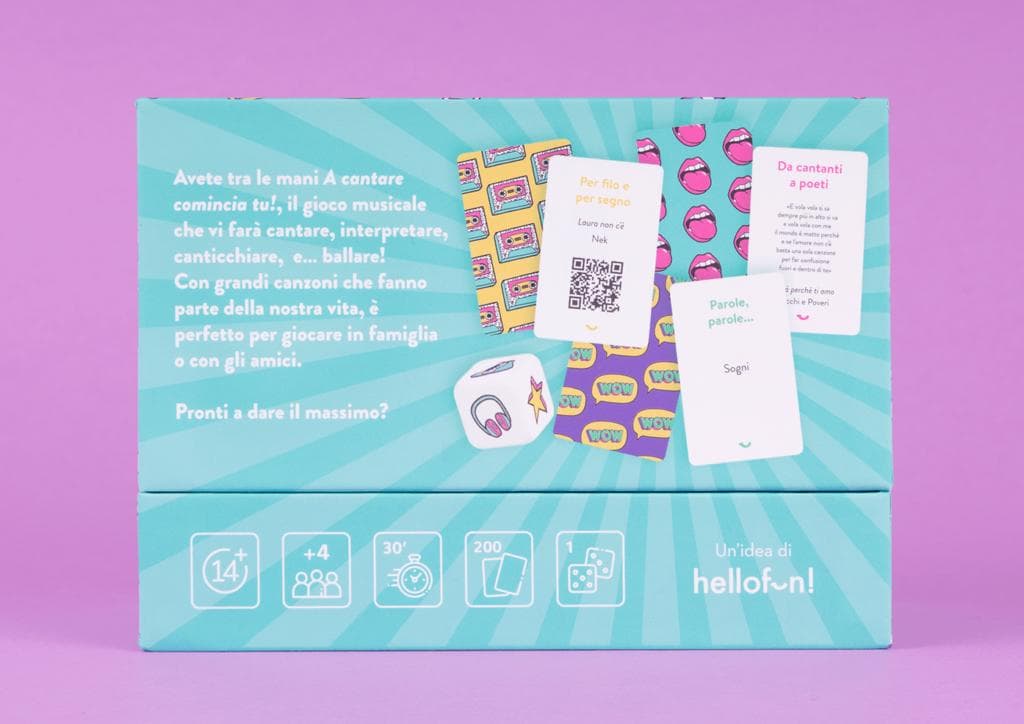 A cantare comincia tu - Carte da gioco - 3
