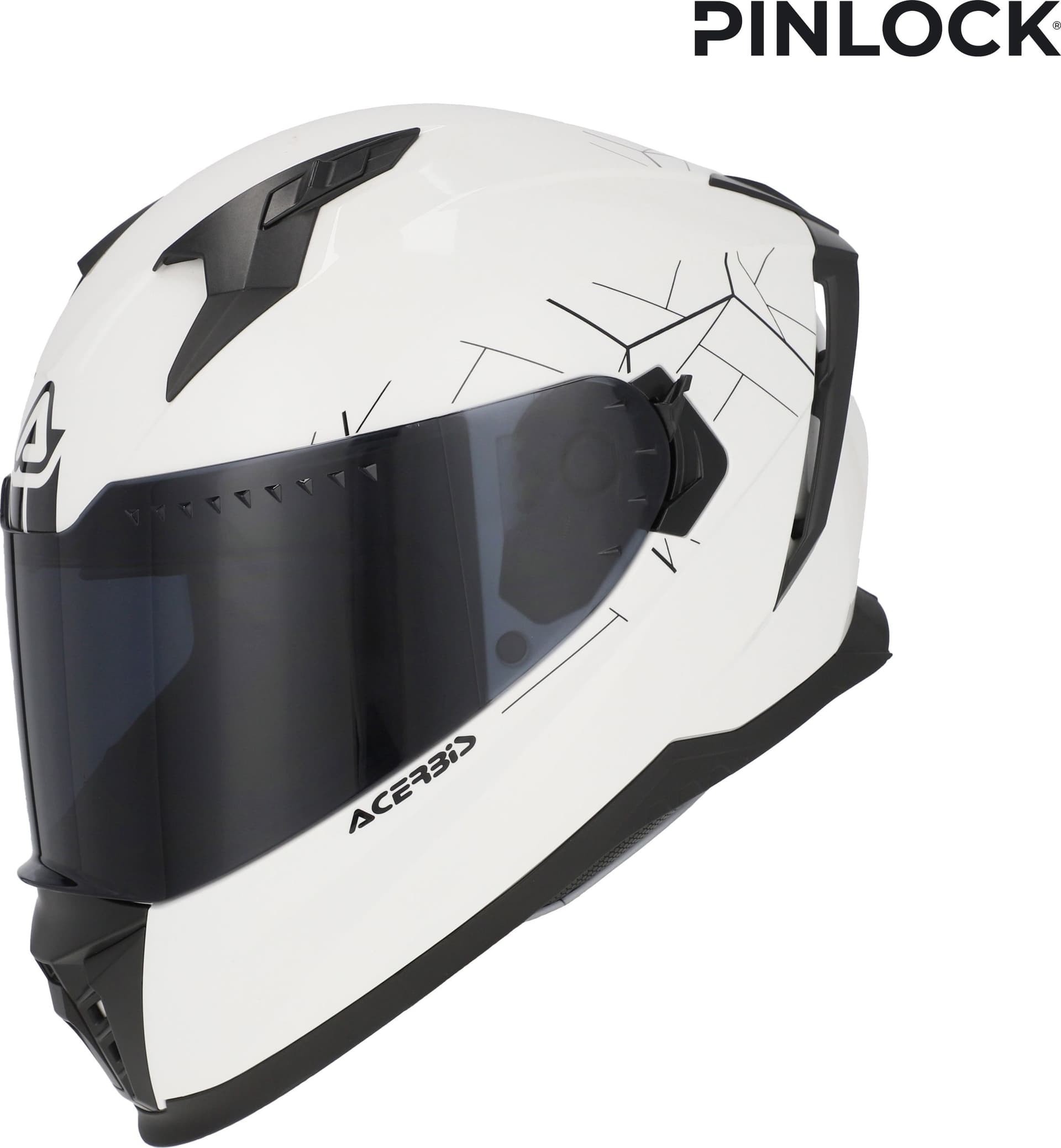 ACERBIS-Casco integrale X-Way Bianco M