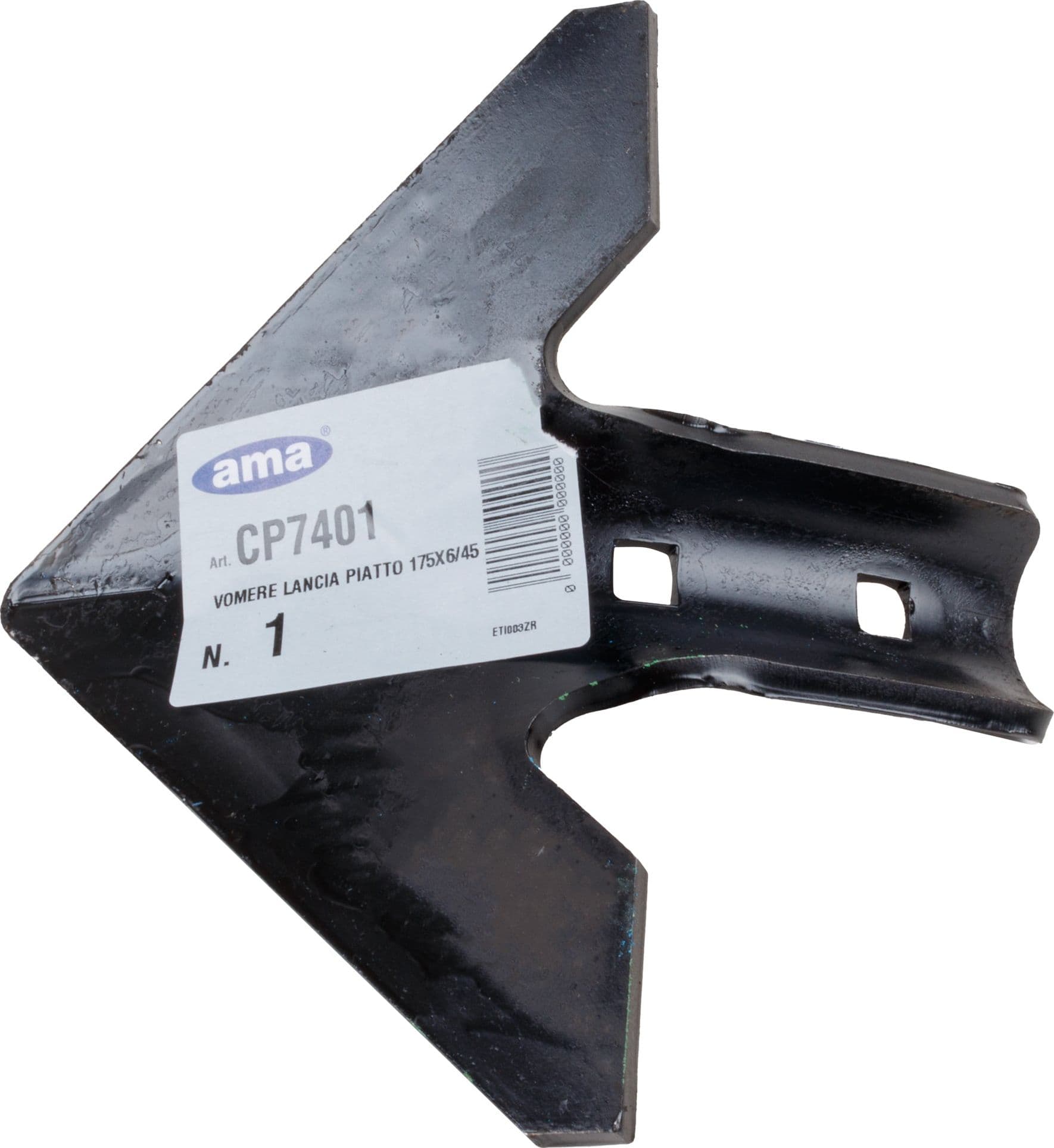 Vomere lancia piatto 175x6/45 per molle per vibrocoltivatori - 3