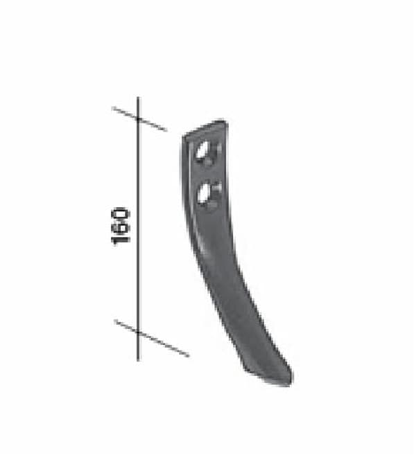 Vomerina strozzata 32x8mm per molla rompitraccia - 5