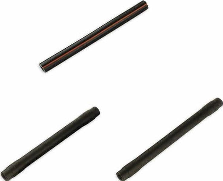 Tubo mungitura nero per aria 205x7mm confezione da 2 pezzi - 2