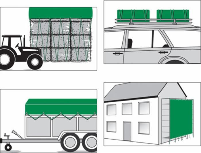 Telo verde multiuso 100g 2x3m - 4
