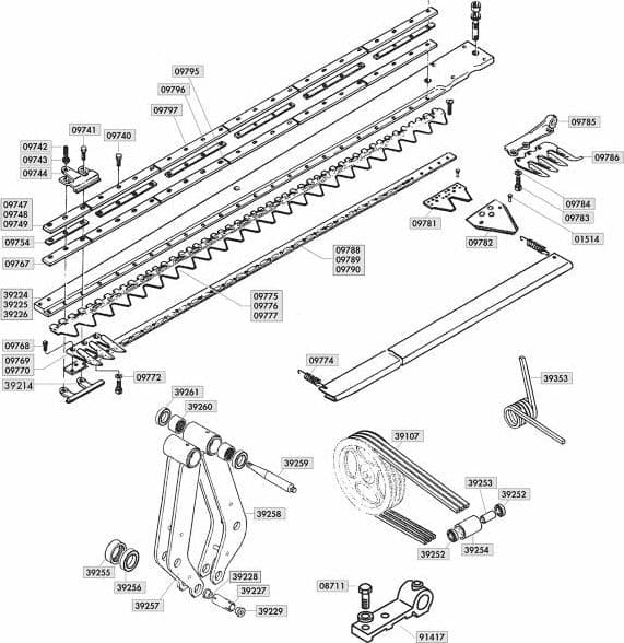 Sezione Rigata BCS 58027096 confezione da 25 pezzi - 3