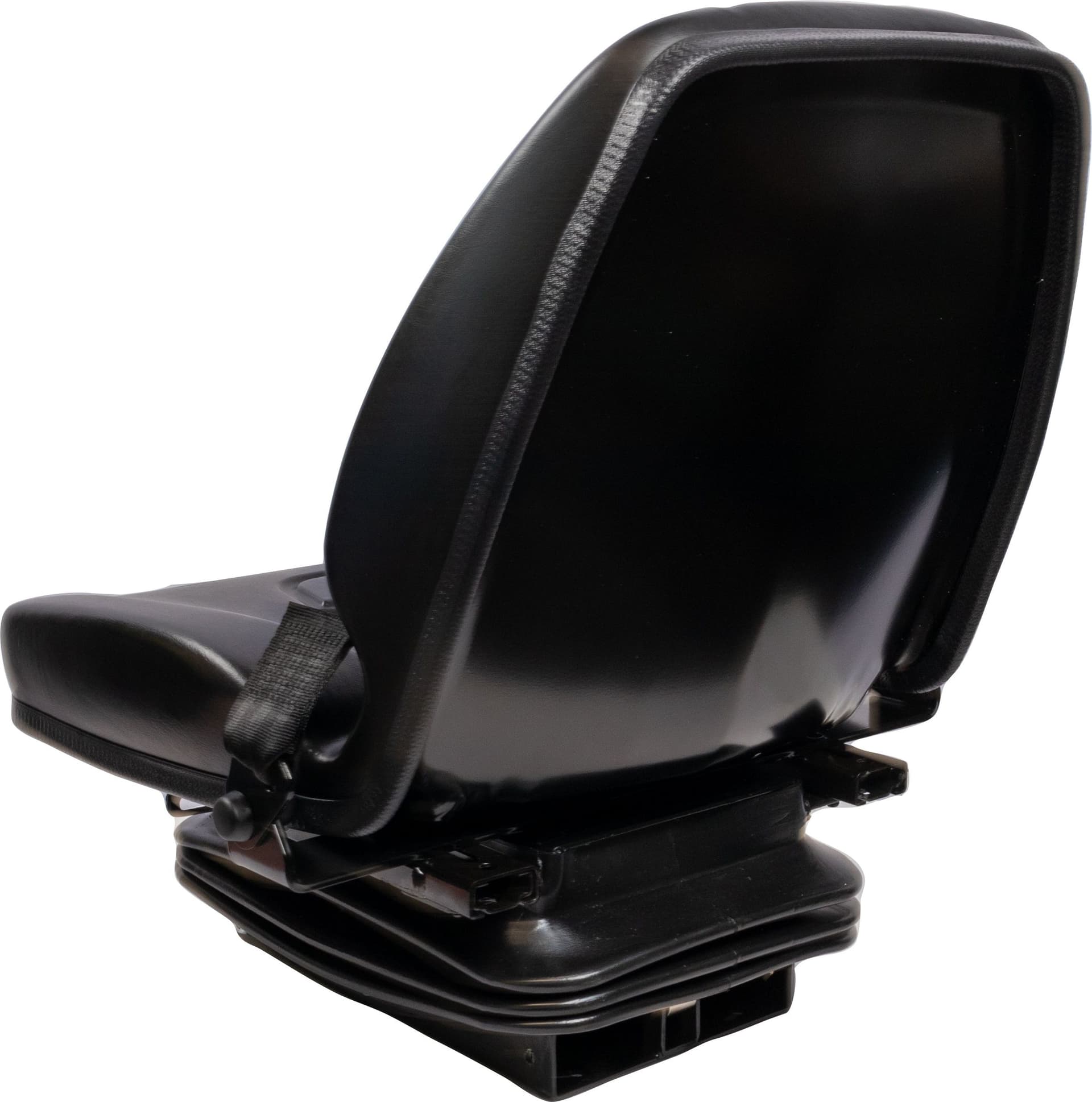 Sedile 450 in sky nero con molleggio meccanico e cintura - 3