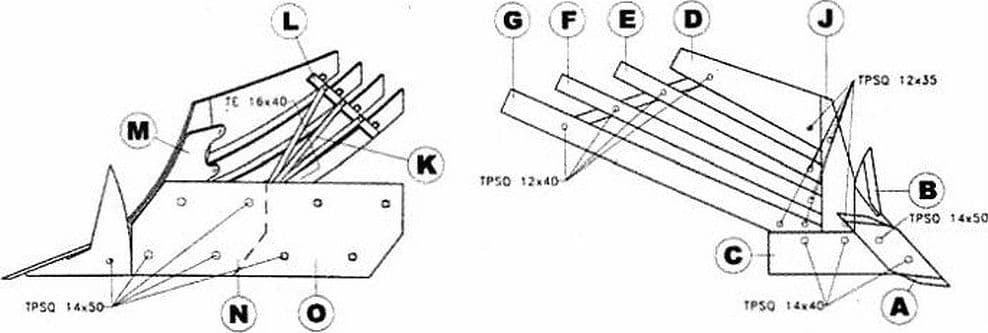 Fodera anteriore adattabile Er.Mo C10 S-CA073AS - 3