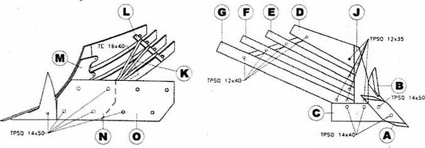 Fodera anteriore adattabile Er.Mo C10 S-CA073AS - 4