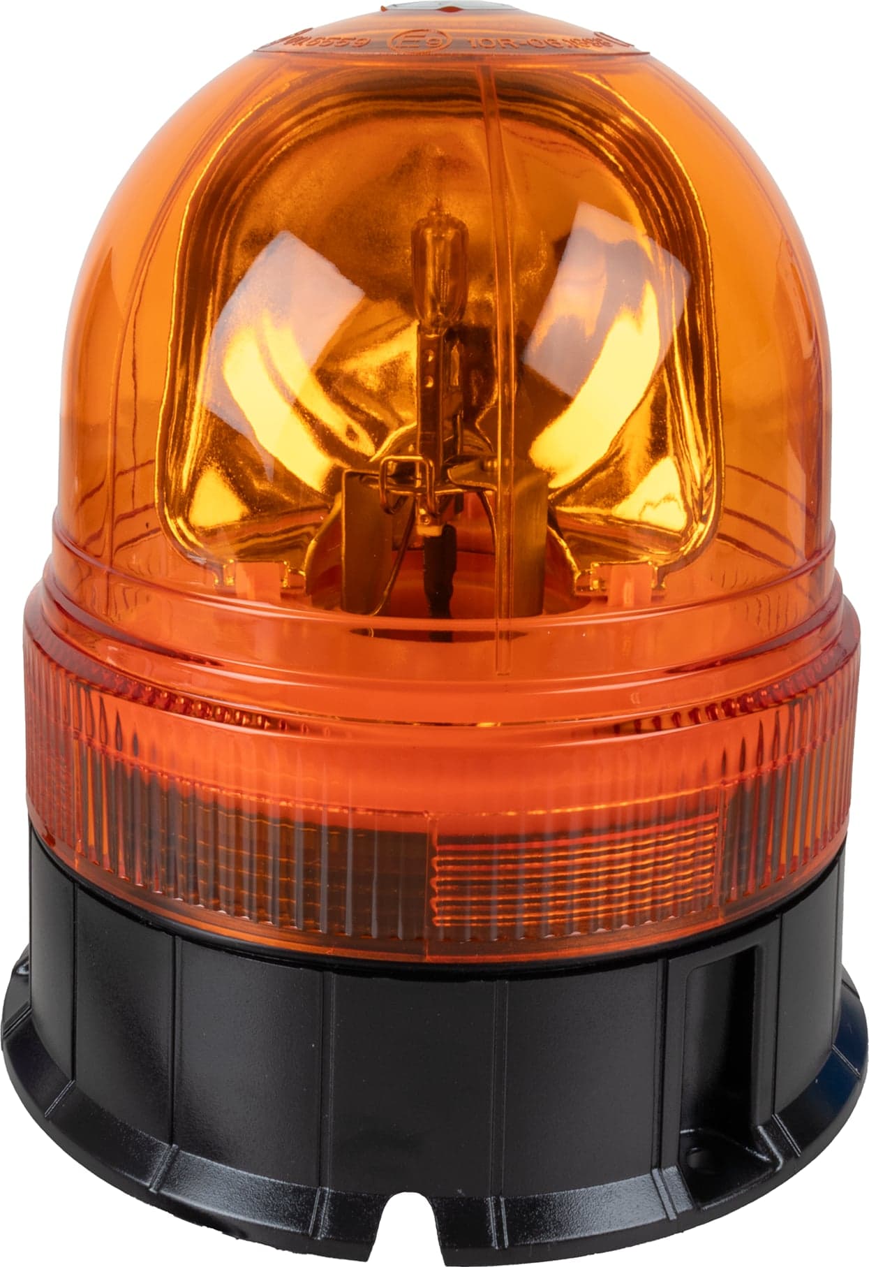 Lampeggiante alogeno per trattori base piana 12V 55W luce rotazionale