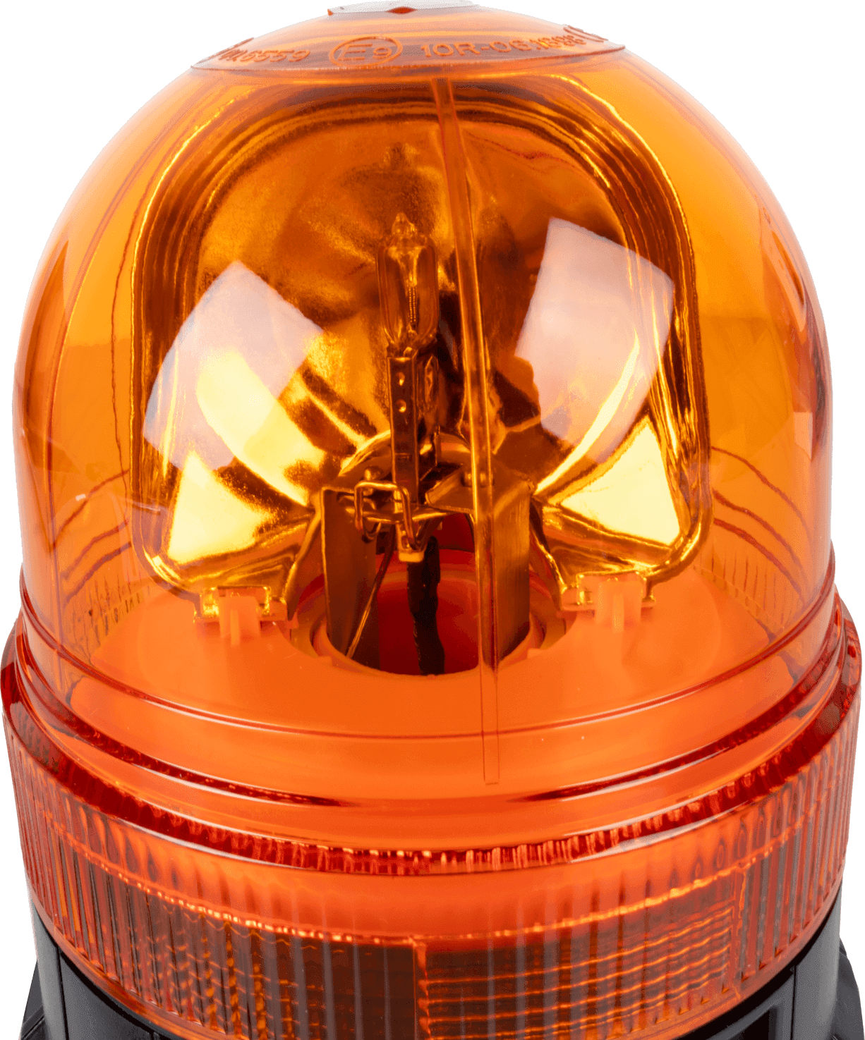 Lampeggiante alogeno per trattori base piana 12V 55W luce rotazionale - 5