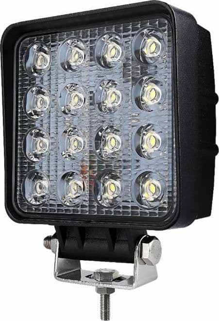 Faro da lavoro 16 LED Epistar a largo raggio freddo 48W IP67