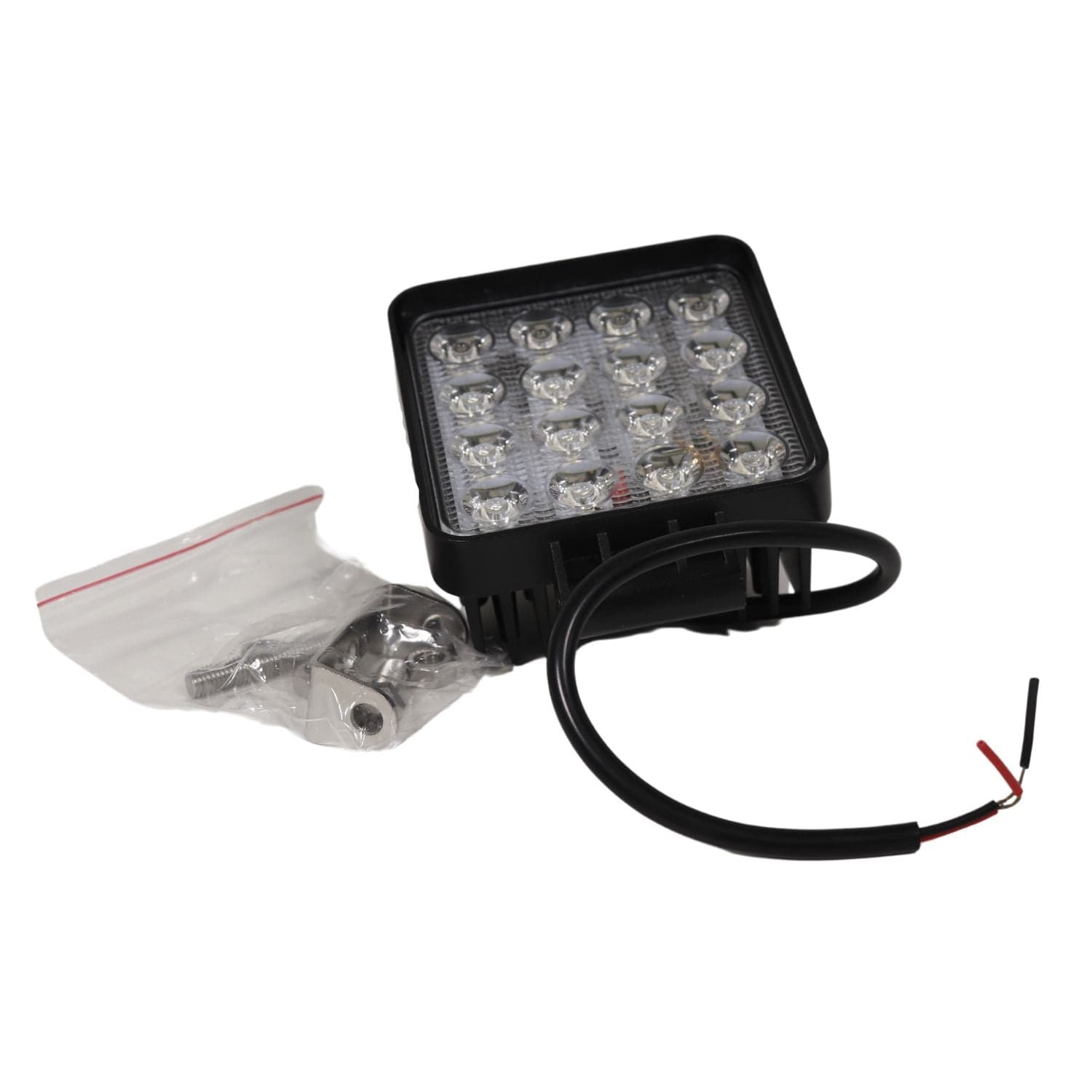 Faro da lavoro 16 LED Epistar a largo raggio freddo 48W IP67 - 3
