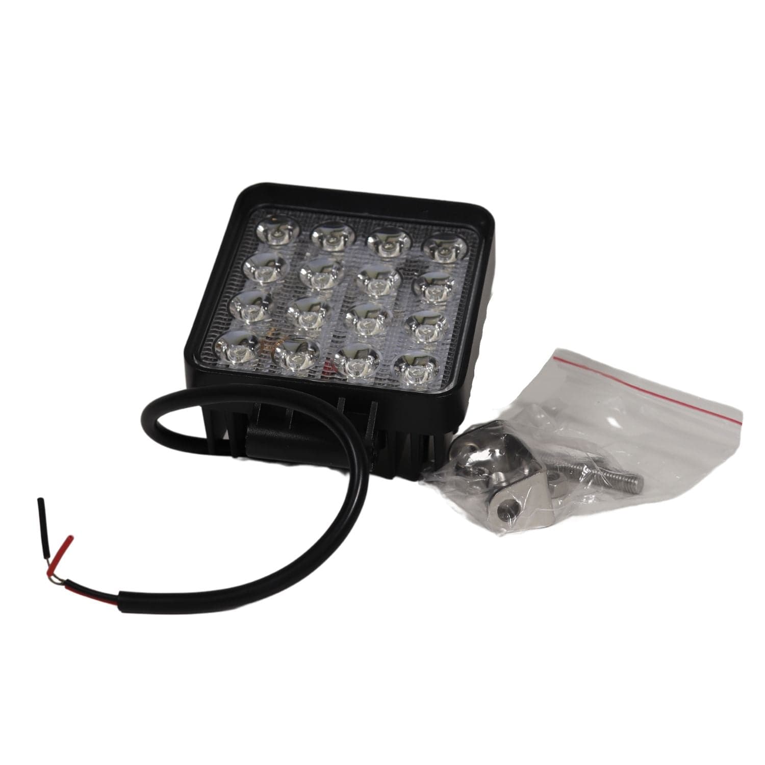 Faro da lavoro 16 LED Epistar a largo raggio freddo 48W IP67 - 5
